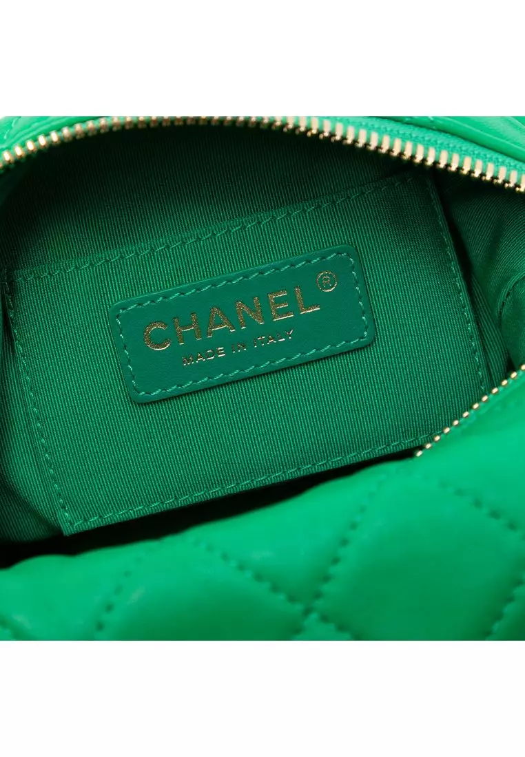 Pre-Loved Chanel Small Quilted Lambskin Perfect Meeting Hobo