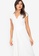 ZALORA WORK white Pleat Detail Mini Dress 454E4AA44B89D9GS_3