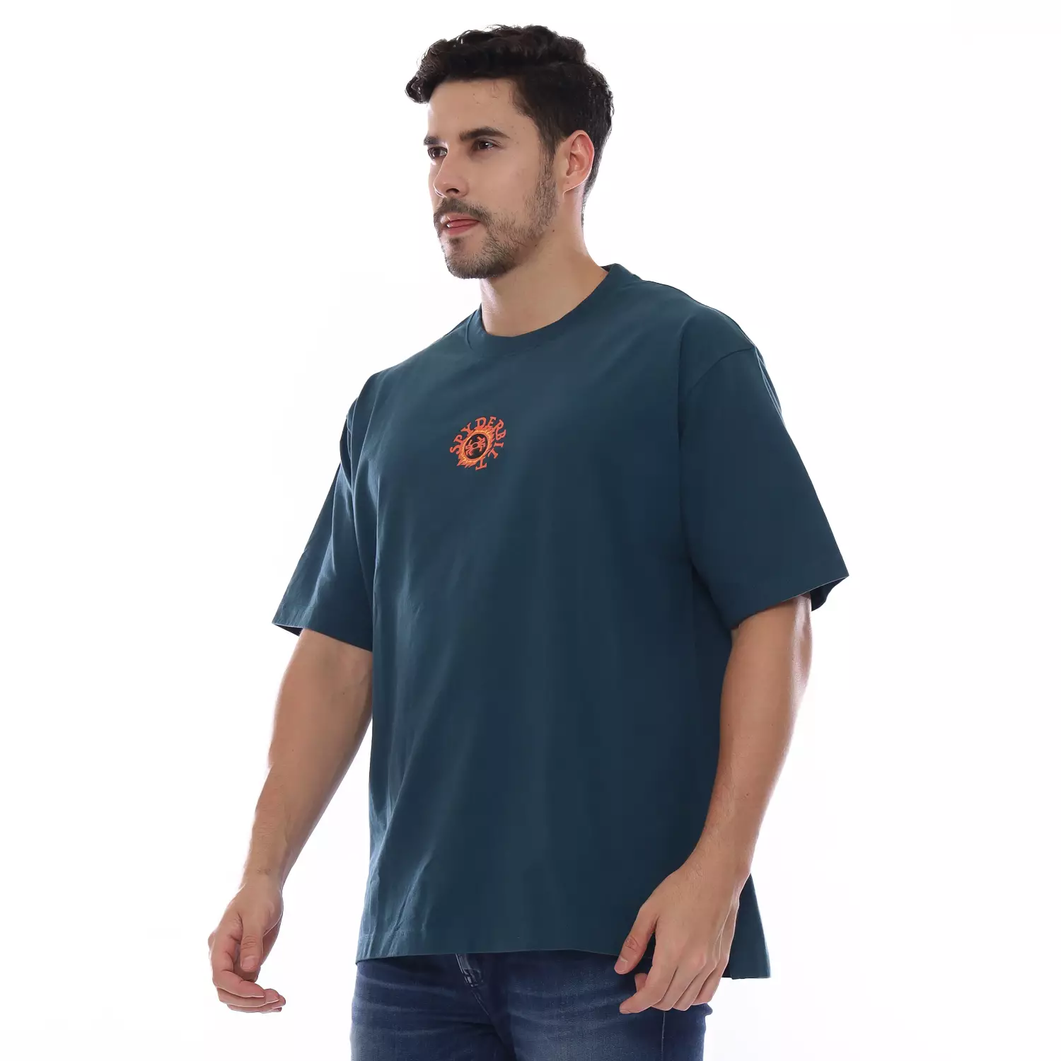 Spyderbilt Kaos Lengan Pendek Pria On Fire Men Oversize Tee Planet Surf