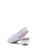 PRODUIT PARFAIT silver Clear Heel Pointed Toe Suede Pumps F8971SH7C16110GS_4