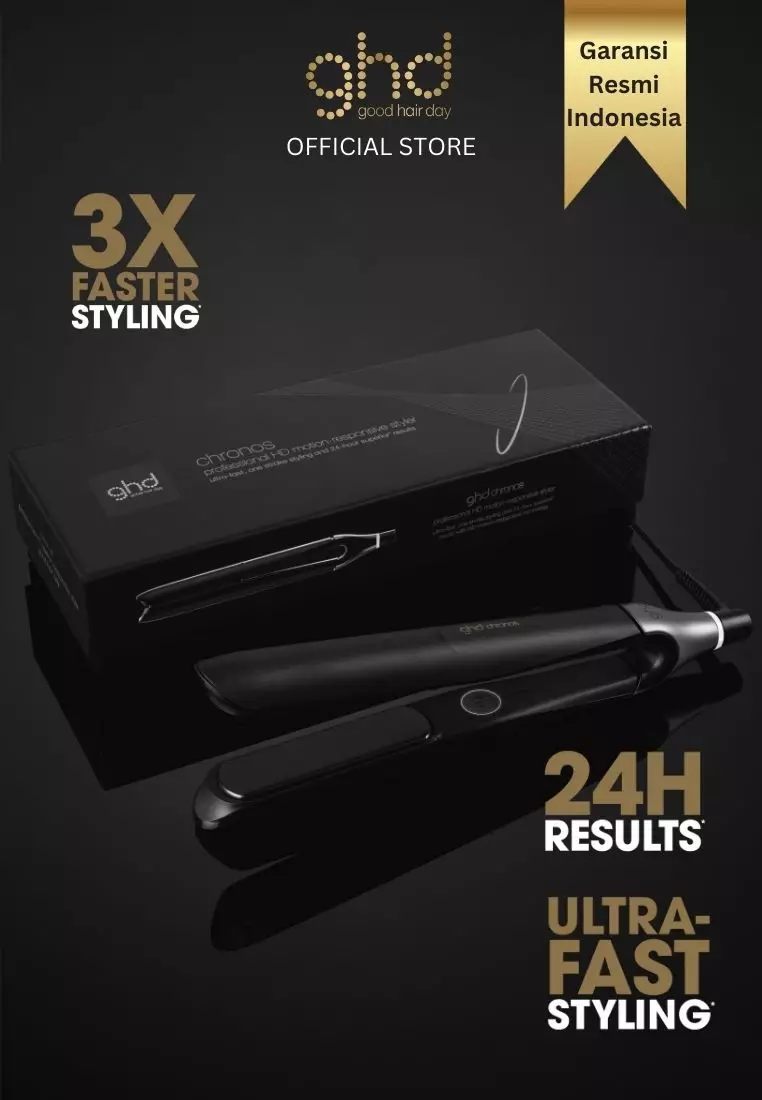 ghd Chronos HD Motion Styler Black - Catokan Pelurus Rambut