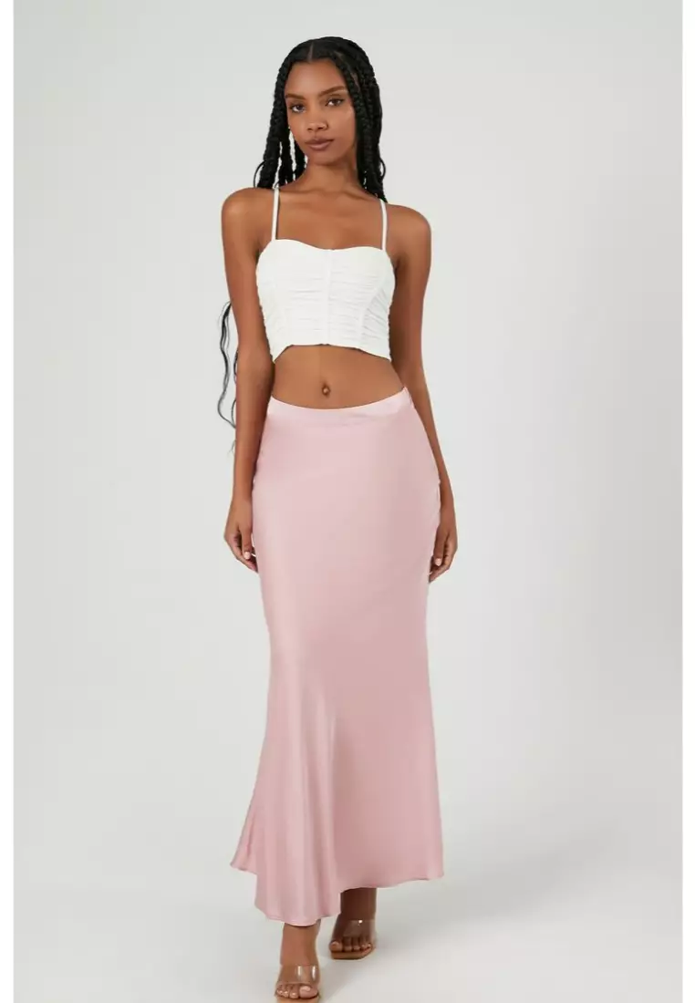 Forever 21 high shop waisted maxi skirt