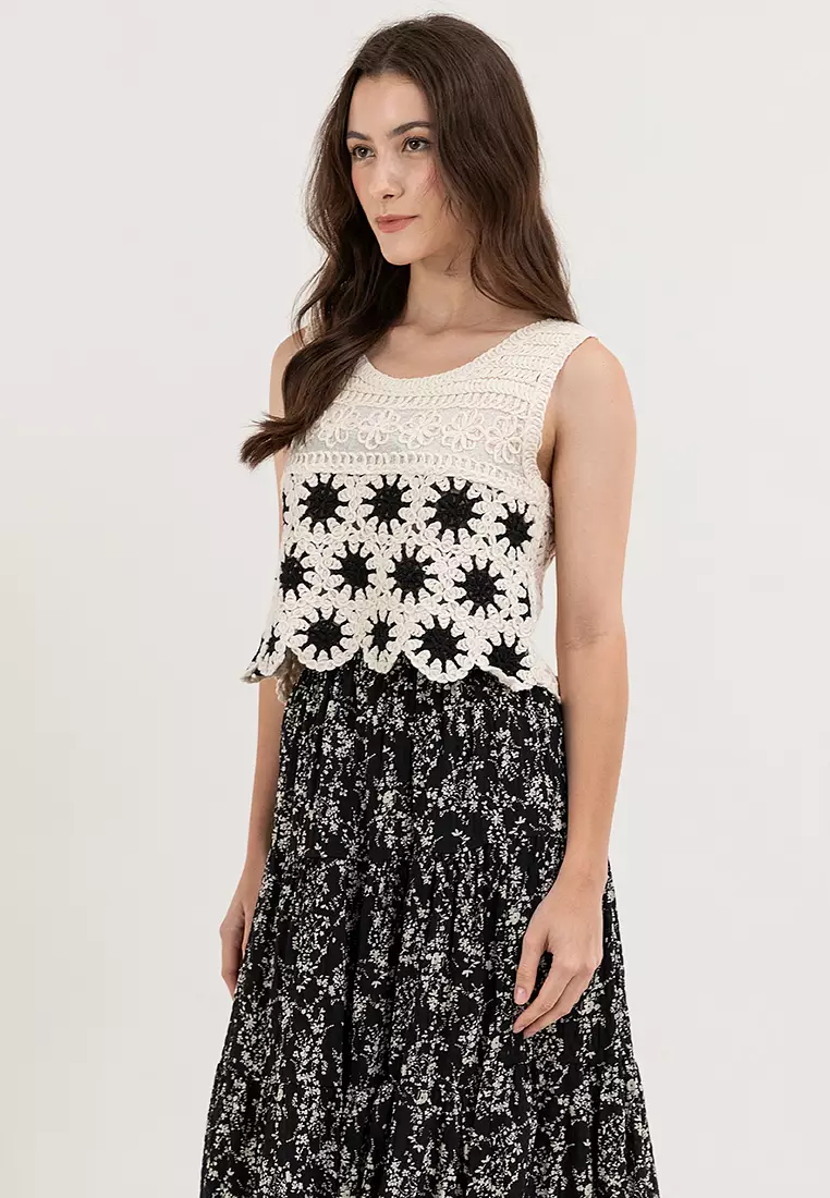 Cropped Crochet Top