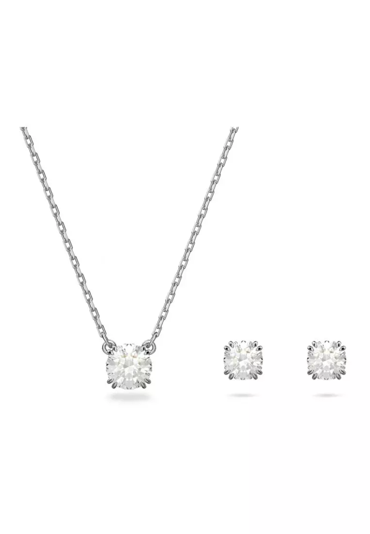 White 2024 rhodium plated