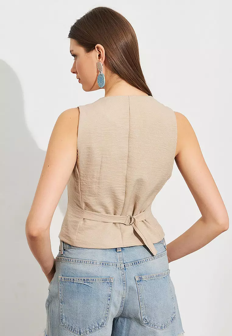 Linen Lined Vest