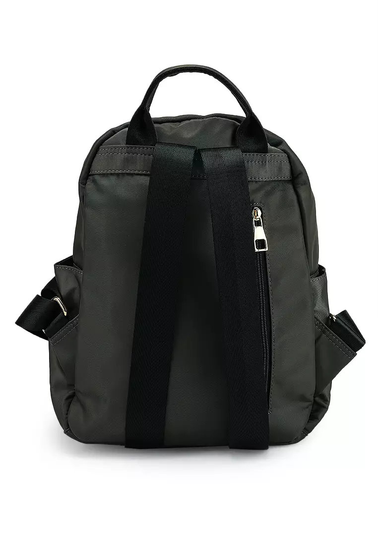 Quilted Nylon Backpack