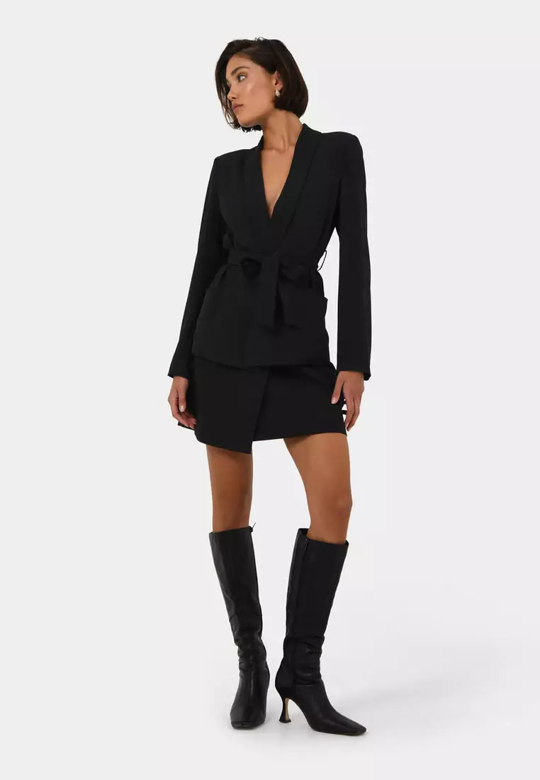 Rain Belted Blazer
