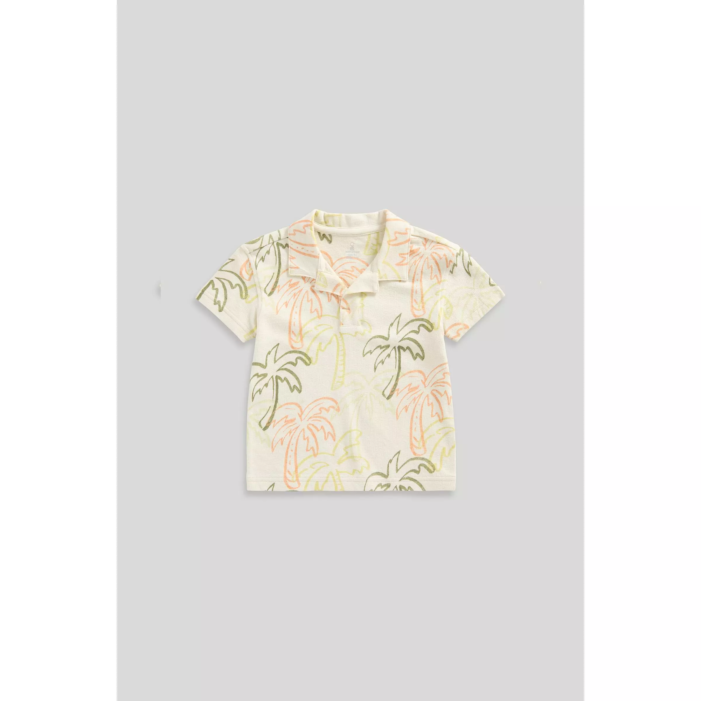 Mothercare Palm Polo Shirt - Kaos Polo Anak Laki-laki (Krem)