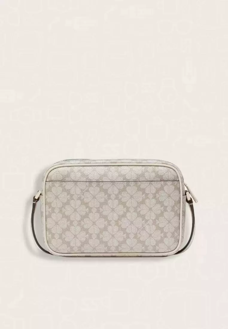 Kate Spade Signature Spade Flower Mini Camera Bag Dark Beige Multi
