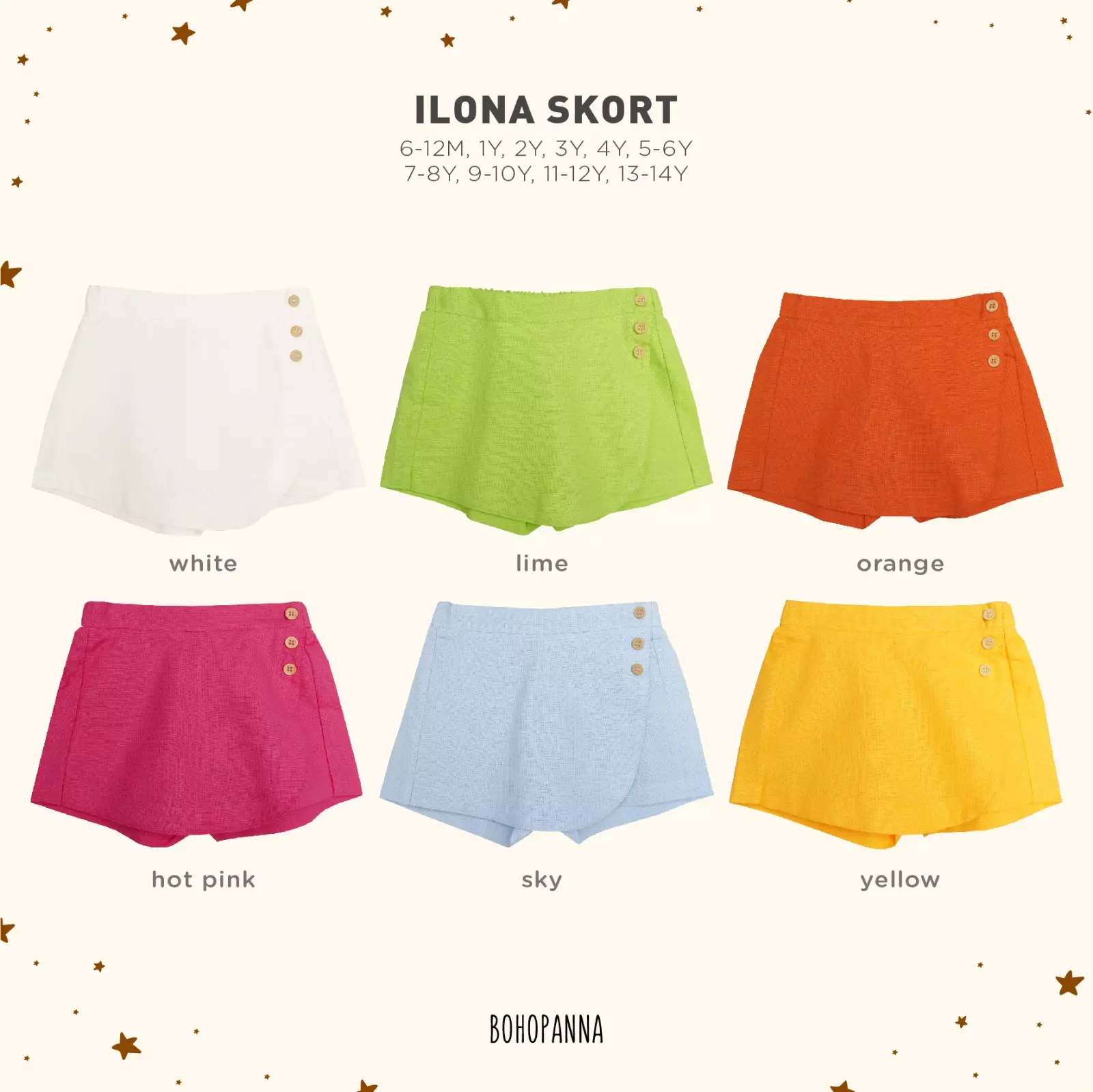 BOHOPANNA - ILONA SKORT - Rok Anak