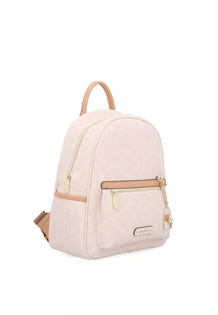 CR Monogram in Cream Backpack - Beige