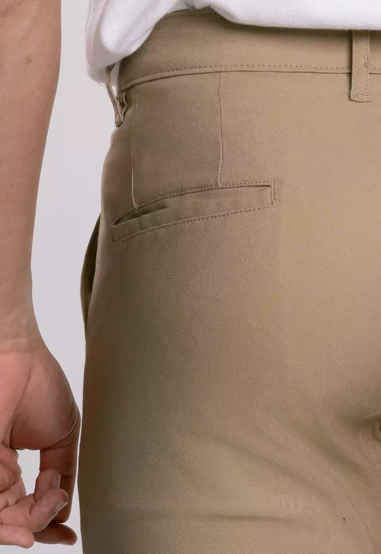MOC Celana Panjang Chinos Pria Slim Fit BARNIE-KHAKI
