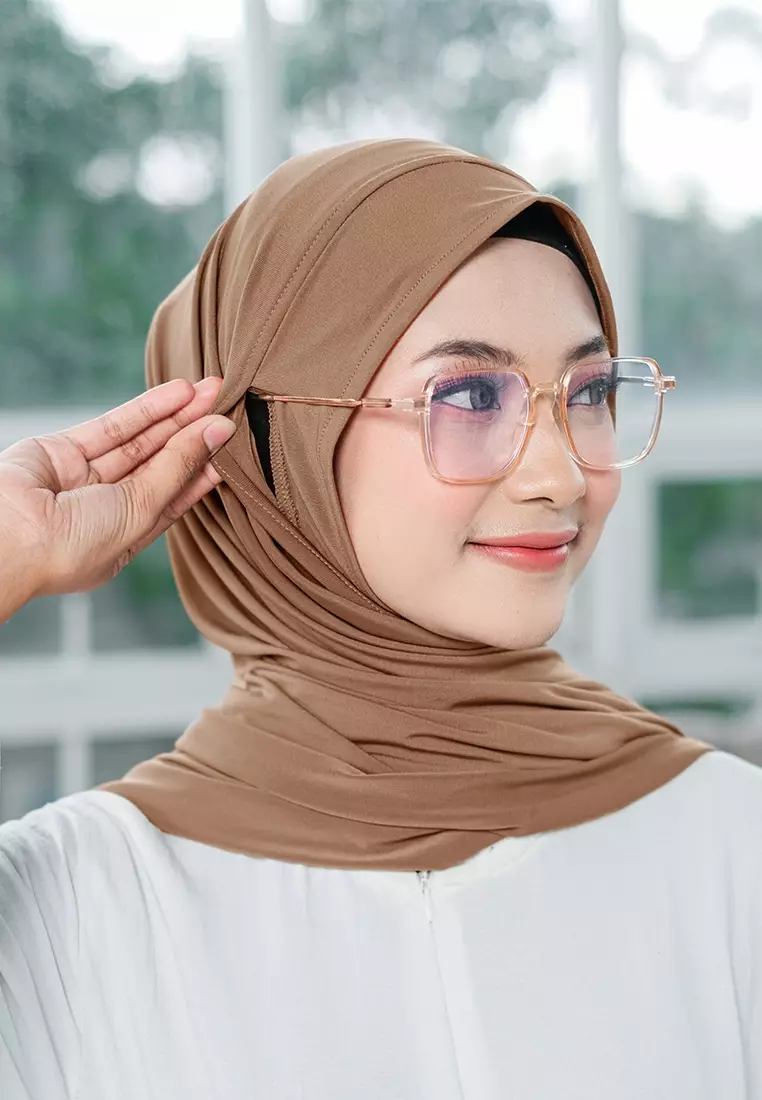 HIJAB INSTAN ZENYA - CARAMEL