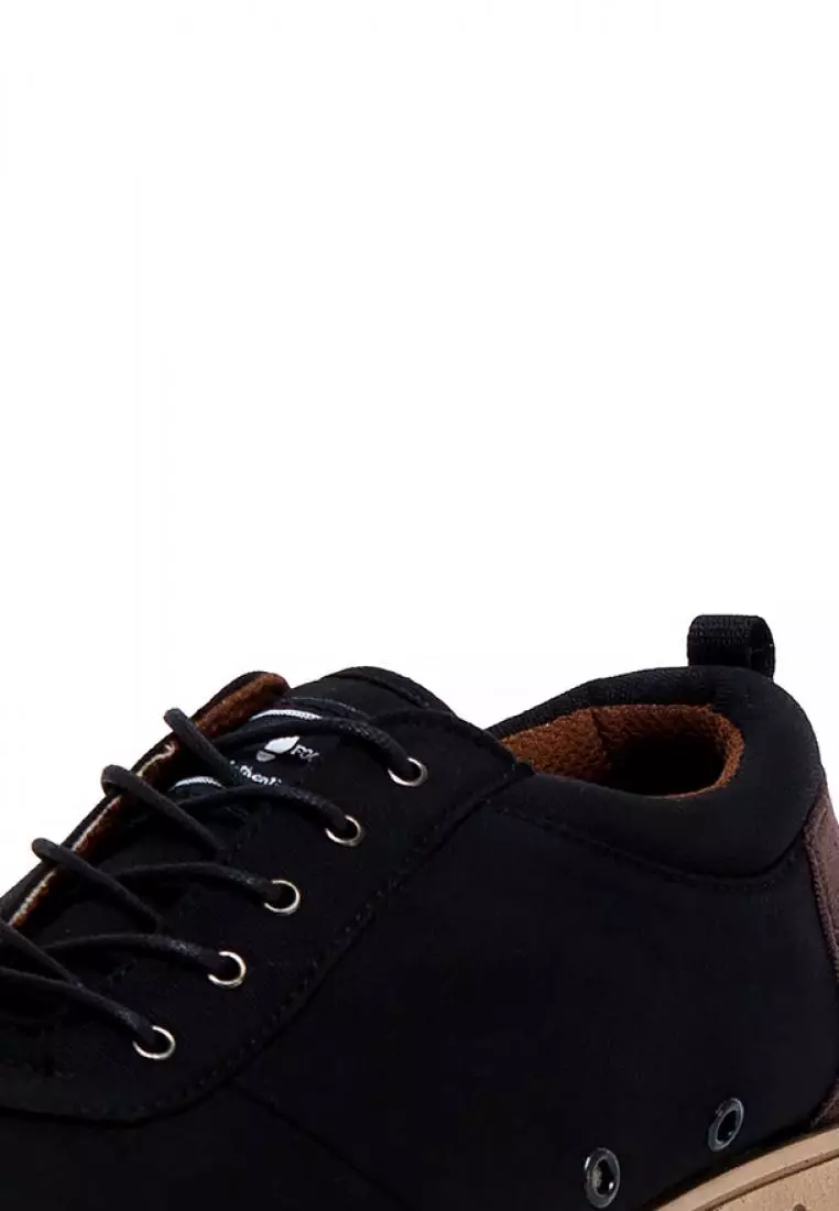 Footstep Footwear Polka Black Men Sneaker Shoes