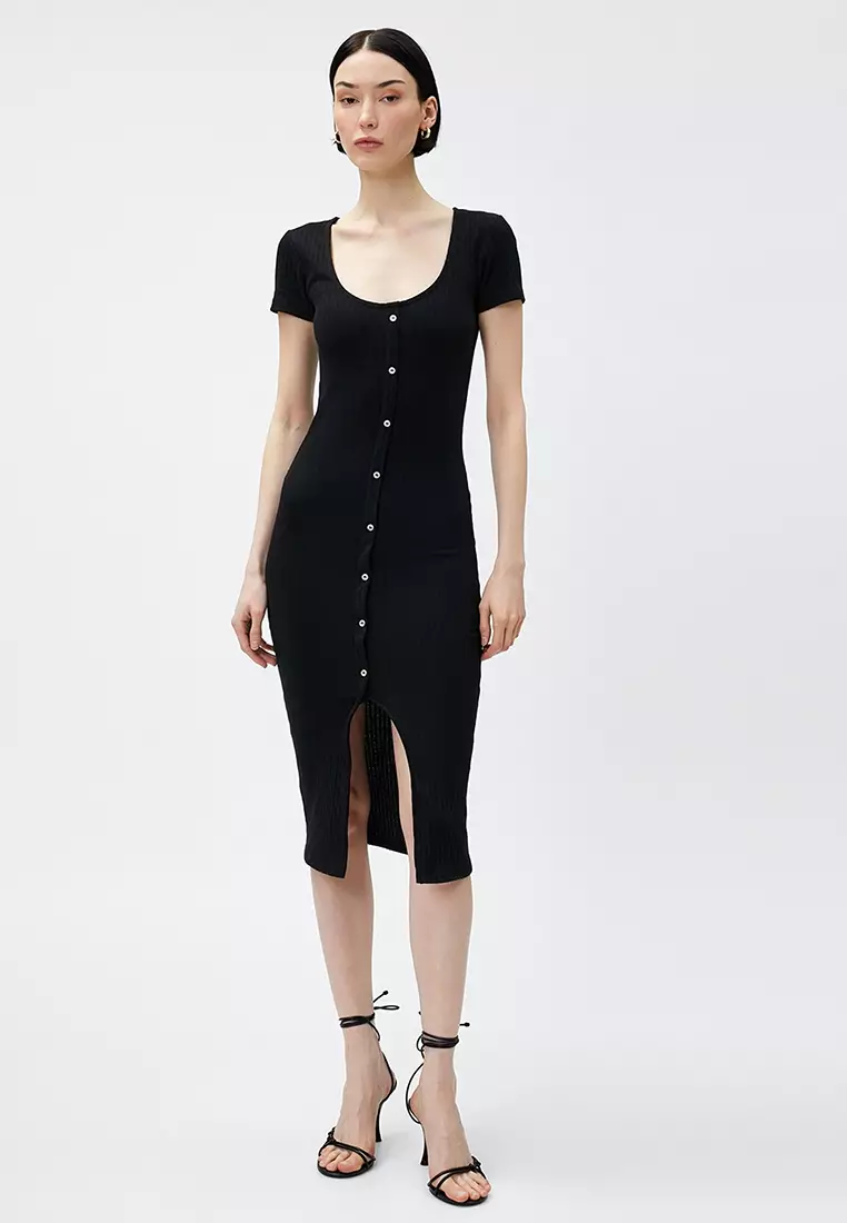 Slim Fit Midi Dress