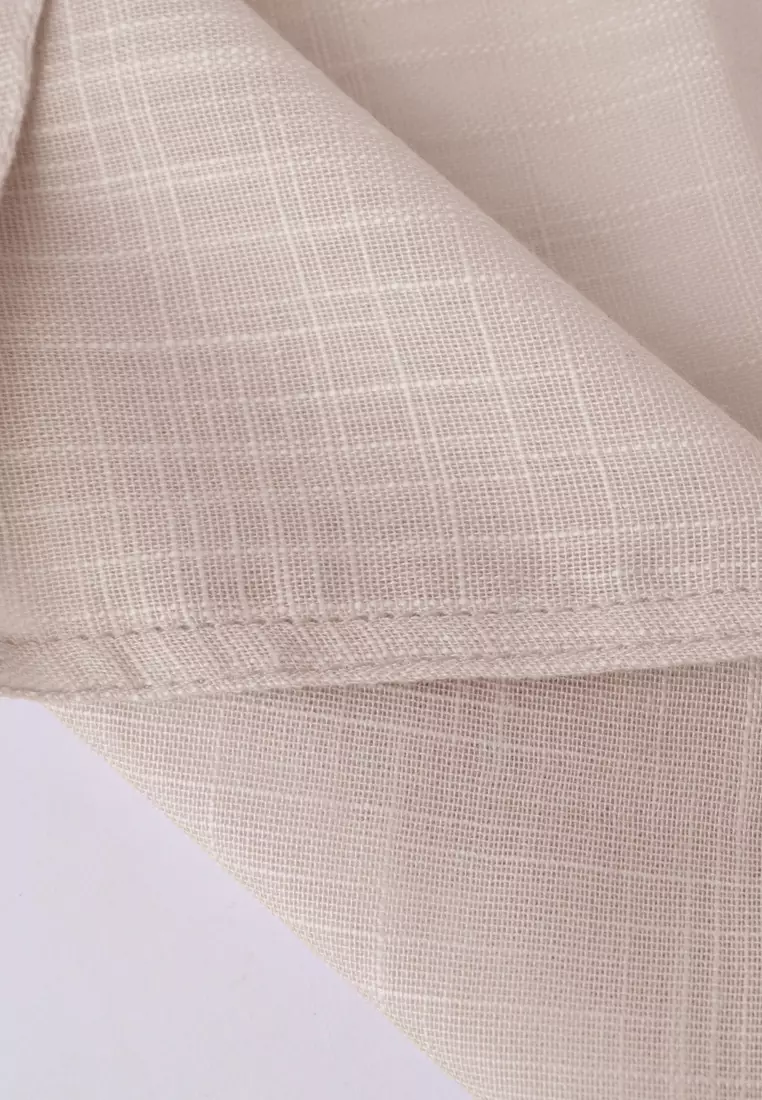 Cotton Bee - Nakeya Shawl | Hijab Pashmina | Viscose Linen - Seed Rice