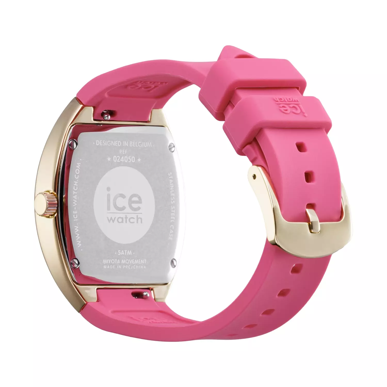 Jam Tangan Wanita Ice Watch ICE Boliday Dome - Pink Gold 35mm [024050]