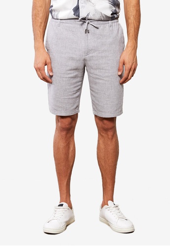 LC WAIKIKI grey Slim Fit Men's Shorts B1C60AA837D1F8GS_1