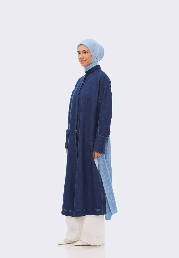 Ria Miranda Navy Blue Theo Coat