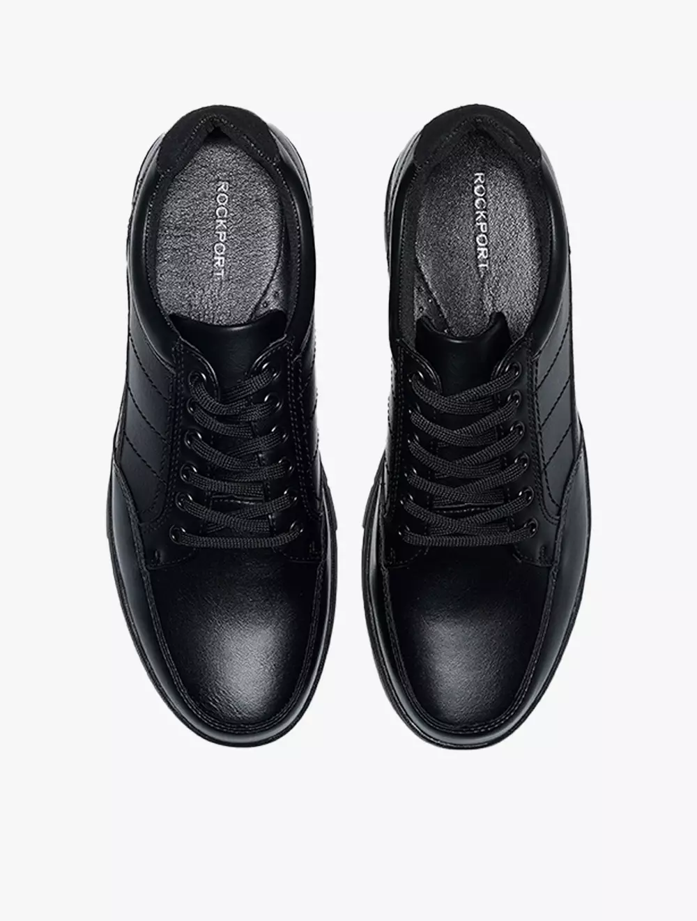 Payless Rockport Mens Aarav Lace Up Sneakers - Black_01