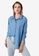 Trendyol blue Loose Fit Shirt D4A88AA9D00540GS_1