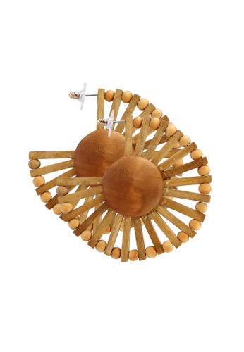 Jual Mango Wooden Earrings Original Zalora Indonesia