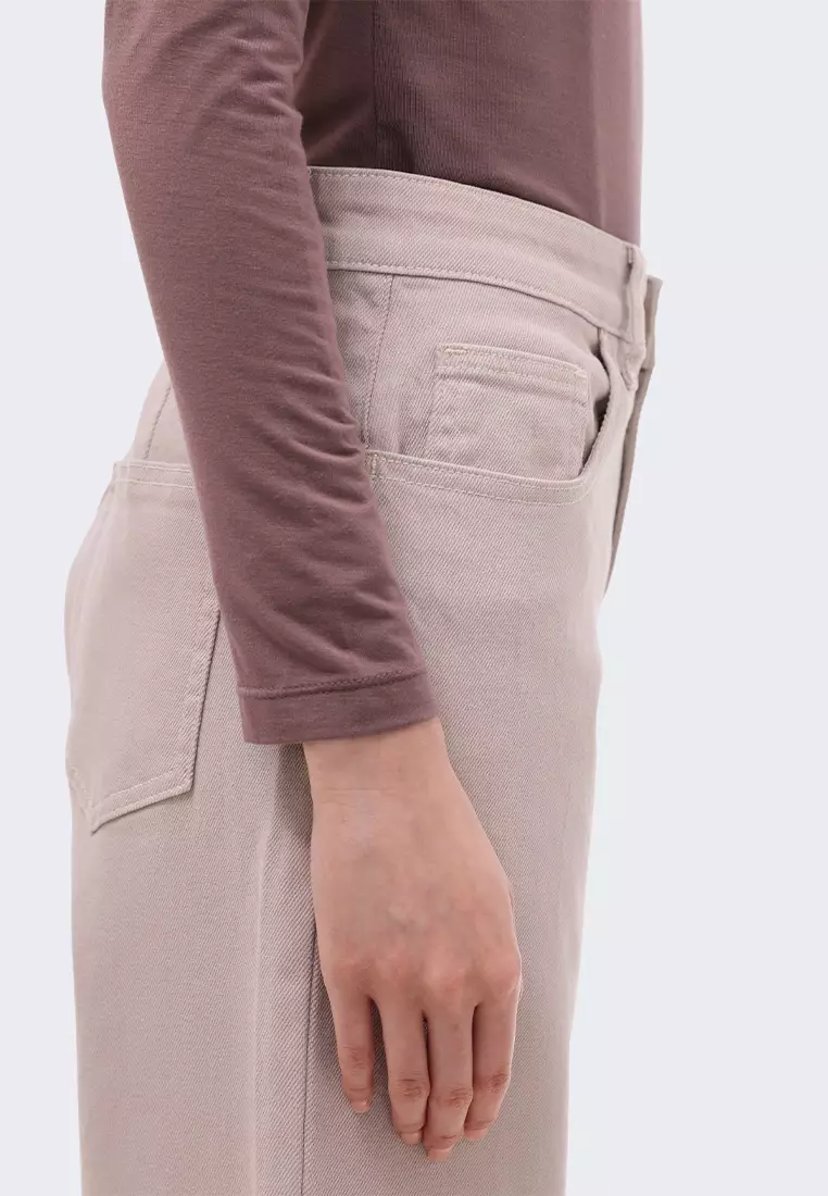 Ria Miranda White Sand Claris Pants