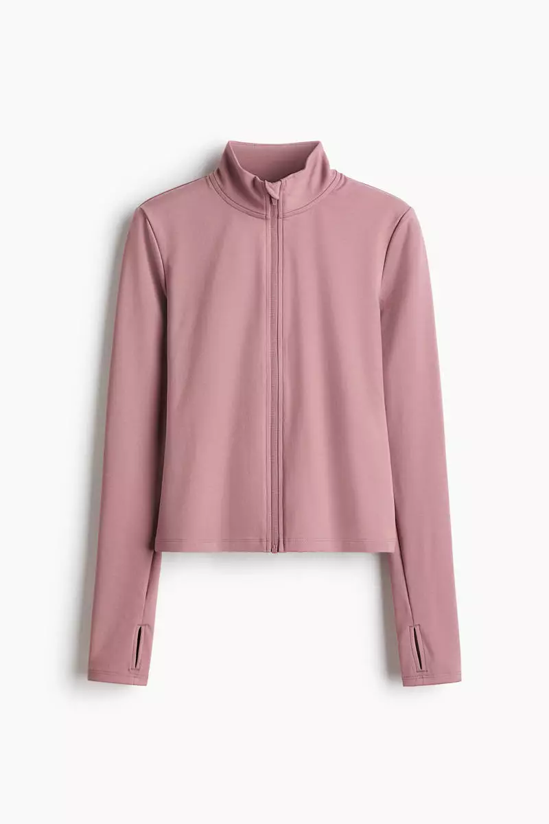 Zip-through sports jacket with SoftMove™