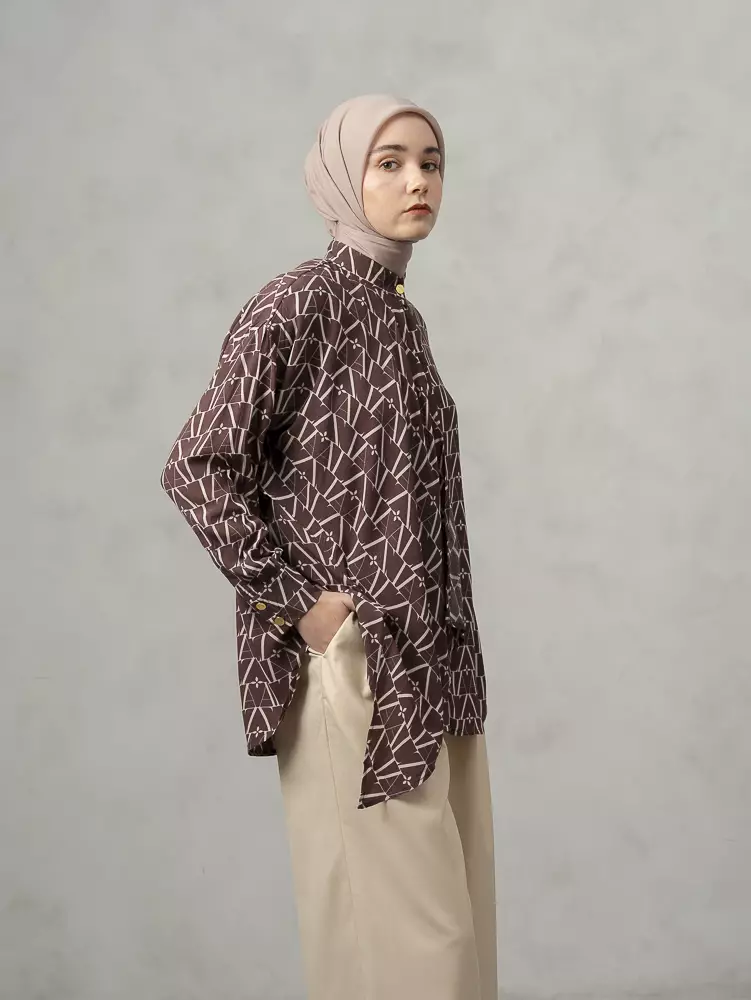 Aleza - Liora Shirt Maroon
