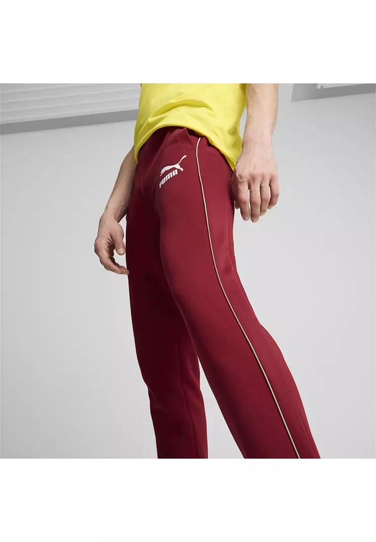Yellow Puma Ferrari T7 Track Pants Buy PUMA Scuderia Ferrari Race