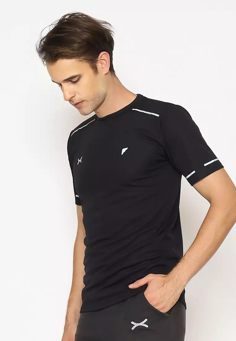 Running Jersey Reflective ROne series Black
