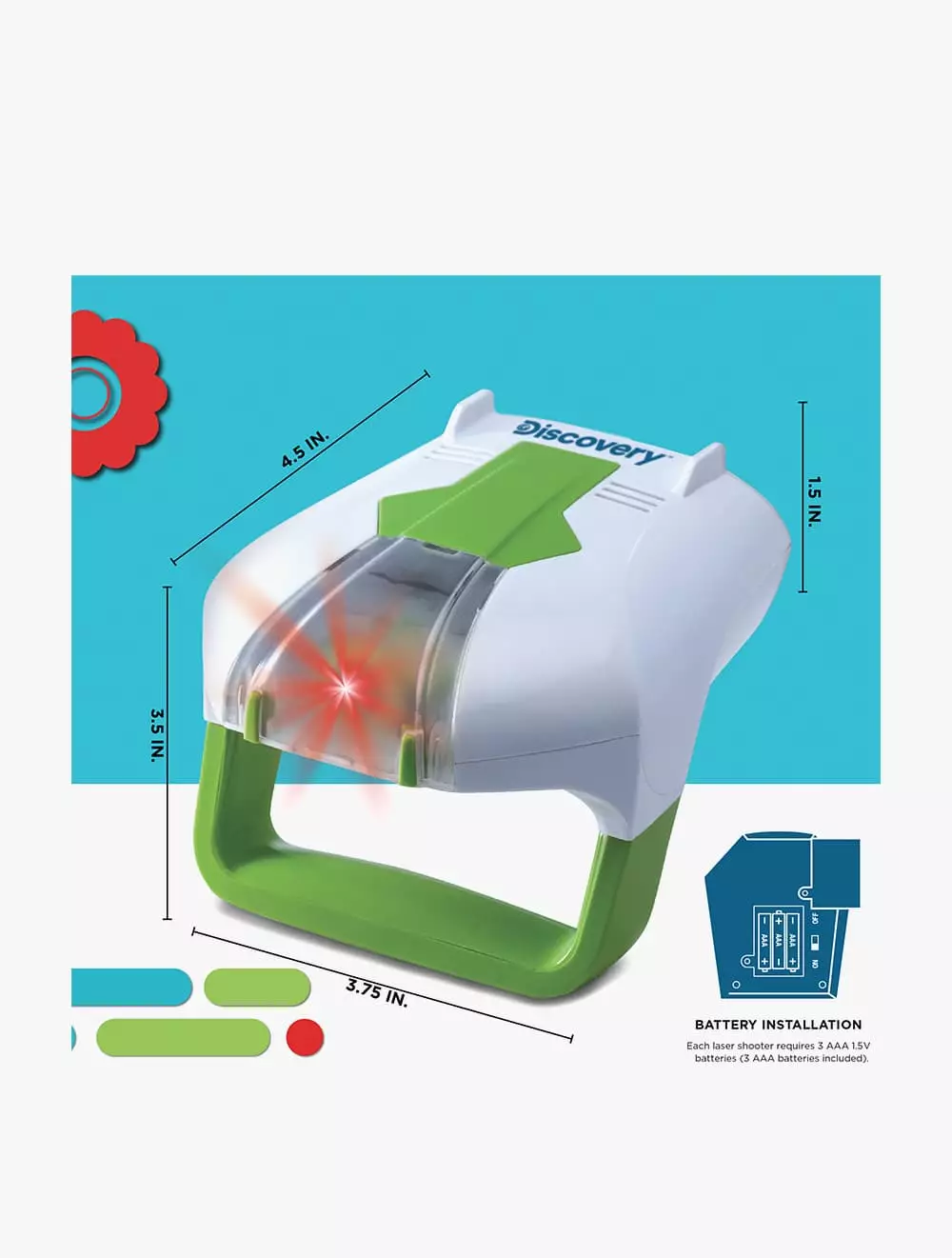 Discovery Toy Two-Player Electronic Laser Tag Game - DCT1314019940
