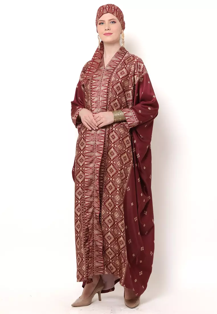 Kanzi Exclusive Long Sleeve Songket Kaftan
