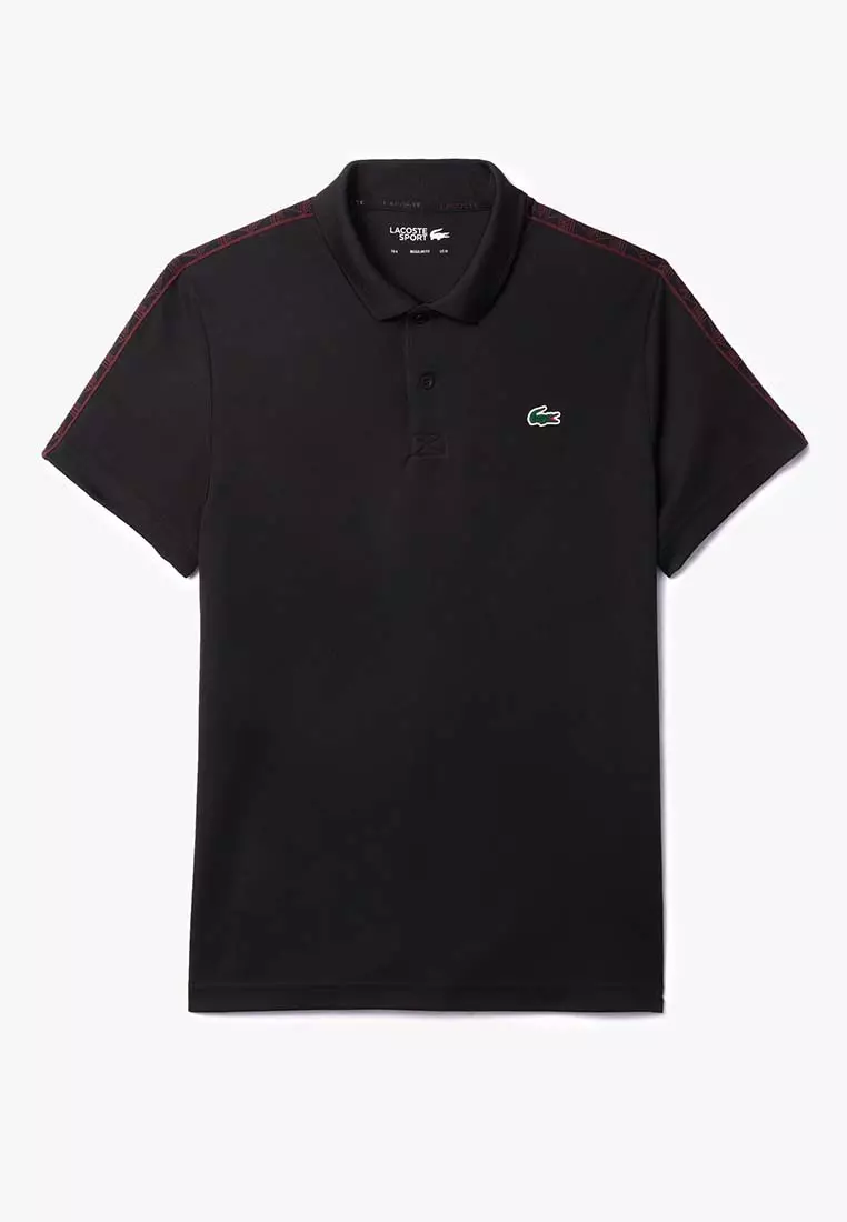 Ultra-Dry Monogram Stripe Tennis Polo Shirt