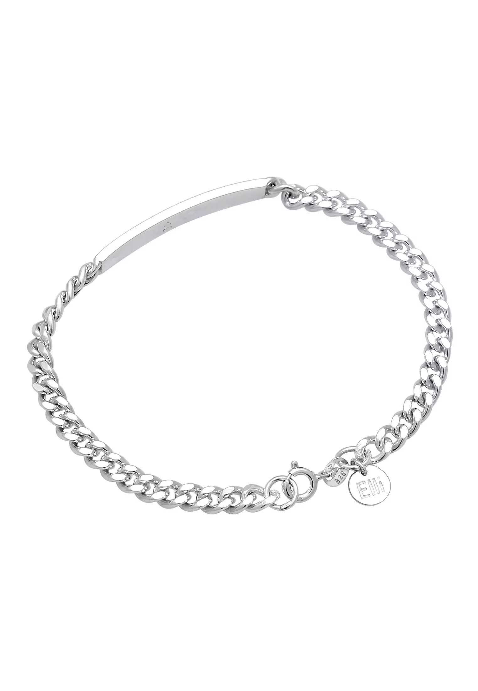 Bracelet ID Engraving Plate Chunky Trend