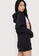 H&M black Sweatshirt dress 4AAE9AA4E33E0BGS_2