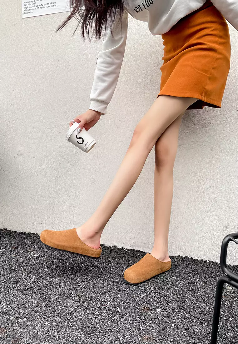 Cow Suede Slipper WW959-19