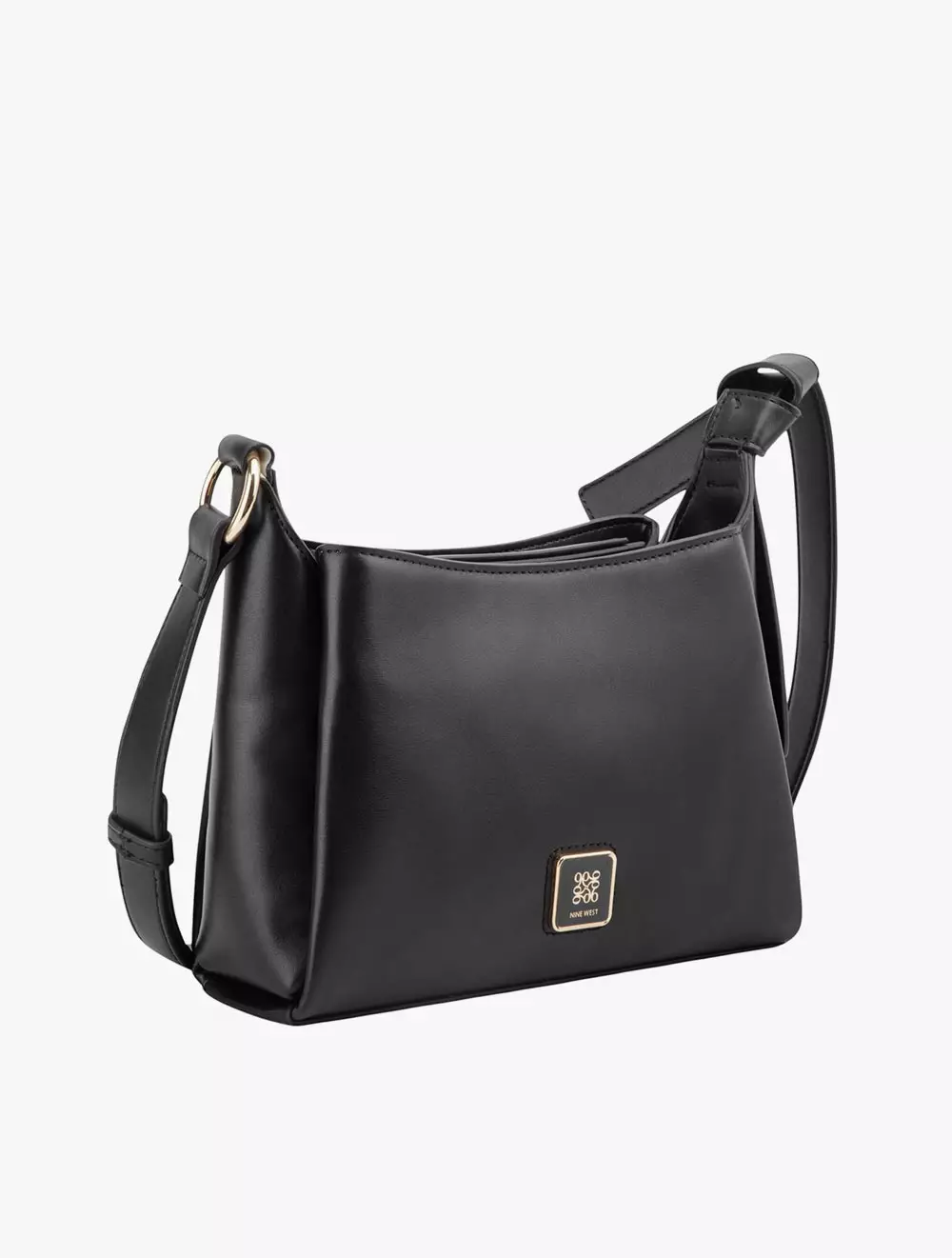 Nine West Lyra 3 Comp Crossbody Womens Crossbody Bags - Black