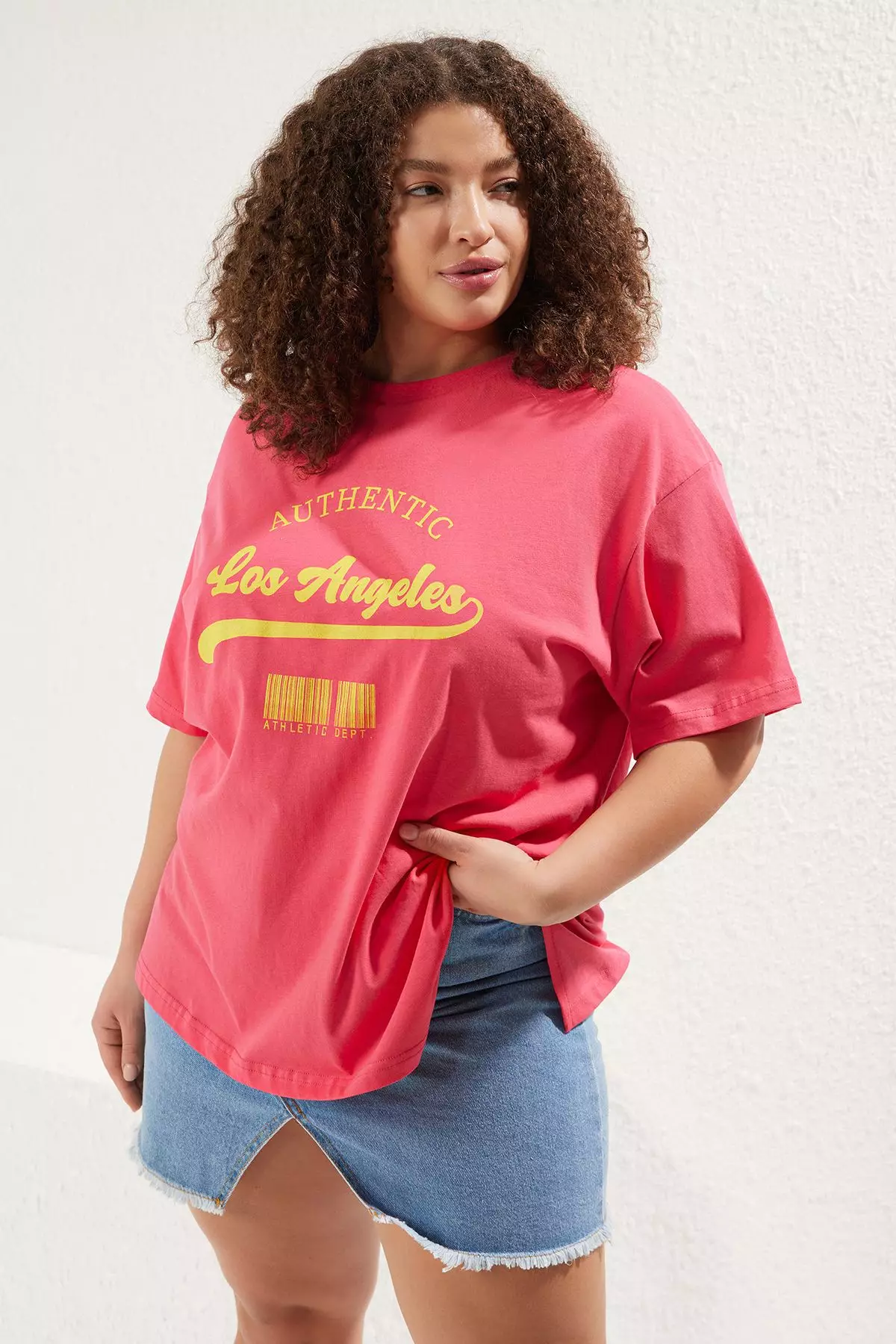 Plus Size Cotton Oversized T-Shirt