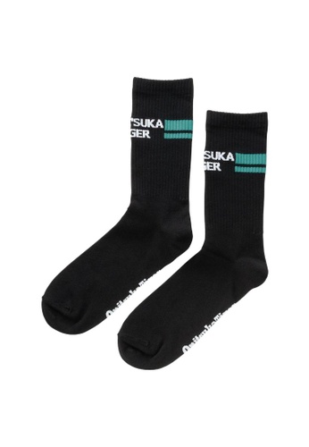 Onitsuka Tiger 黑色 MIDDLE SOCKS 4BC92AA9A78BE7GS_1