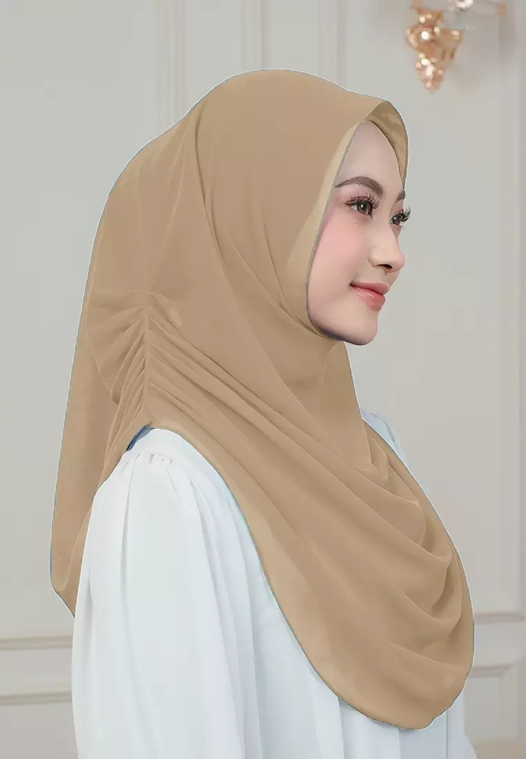 HIJAB INSTAN AURORA - WALLNUT