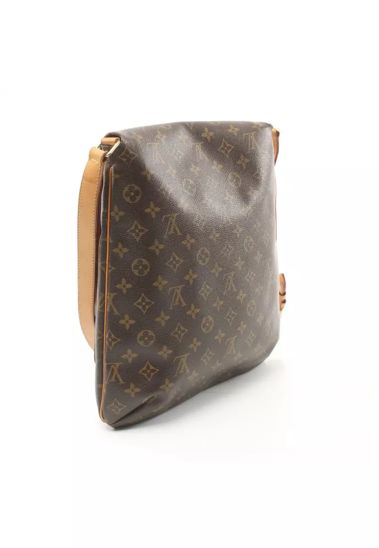 Pre loved Louis Vuitton Musette monogram Shoulder bag PVC leather Brown