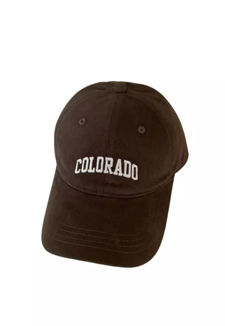 Topi Baseball Cap Bordir 3D Casual Style Colorado ORIGINAL - Coffe