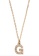 Timi of Sweden gold Chrystal Letter Necklace G 2818DACBE00631GS_1