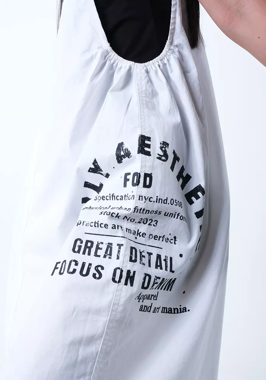 Overall Dress Wanita Thea Offwhite