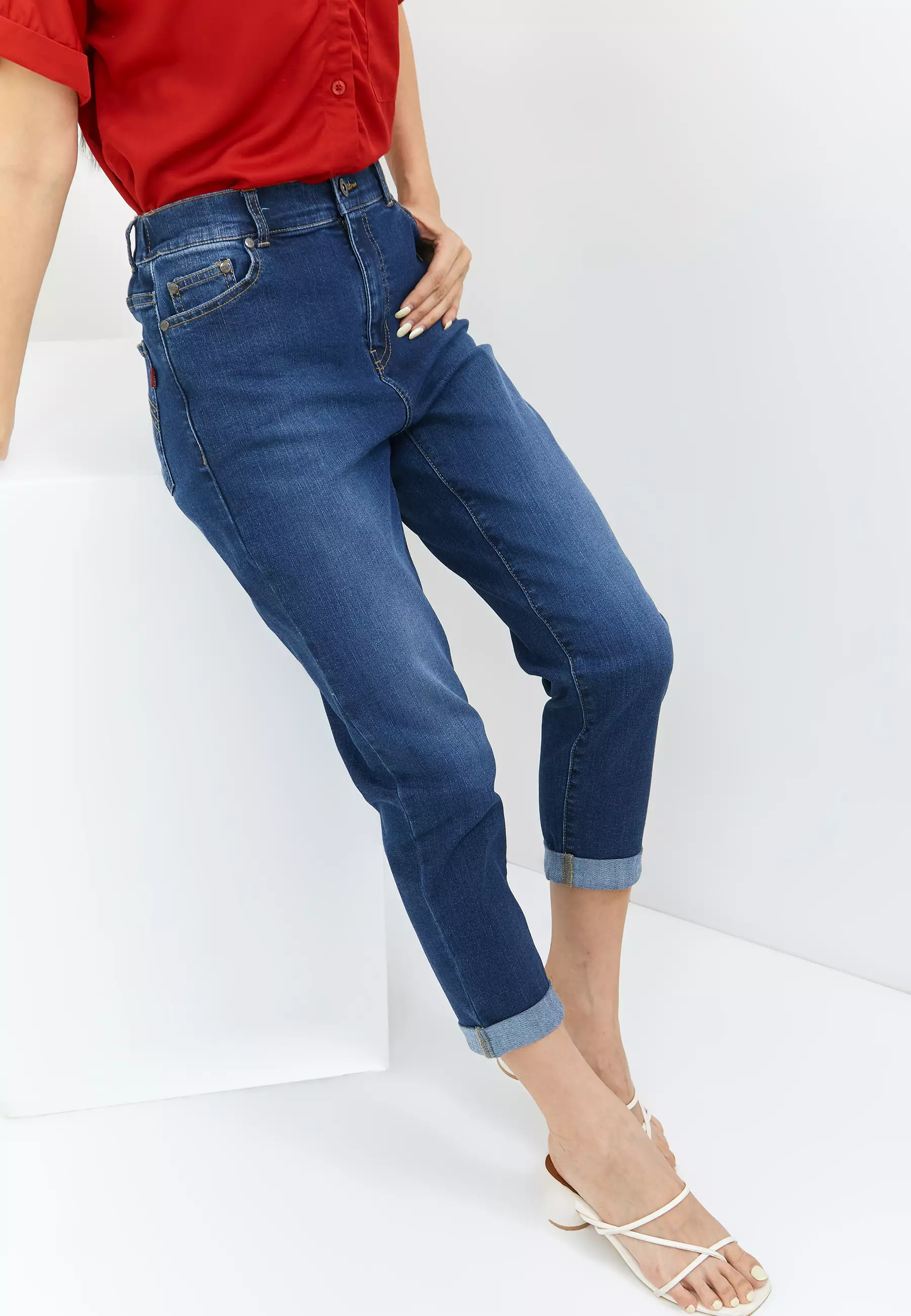 Skinny Jeans 7/8 Dark Blue (G.3806)