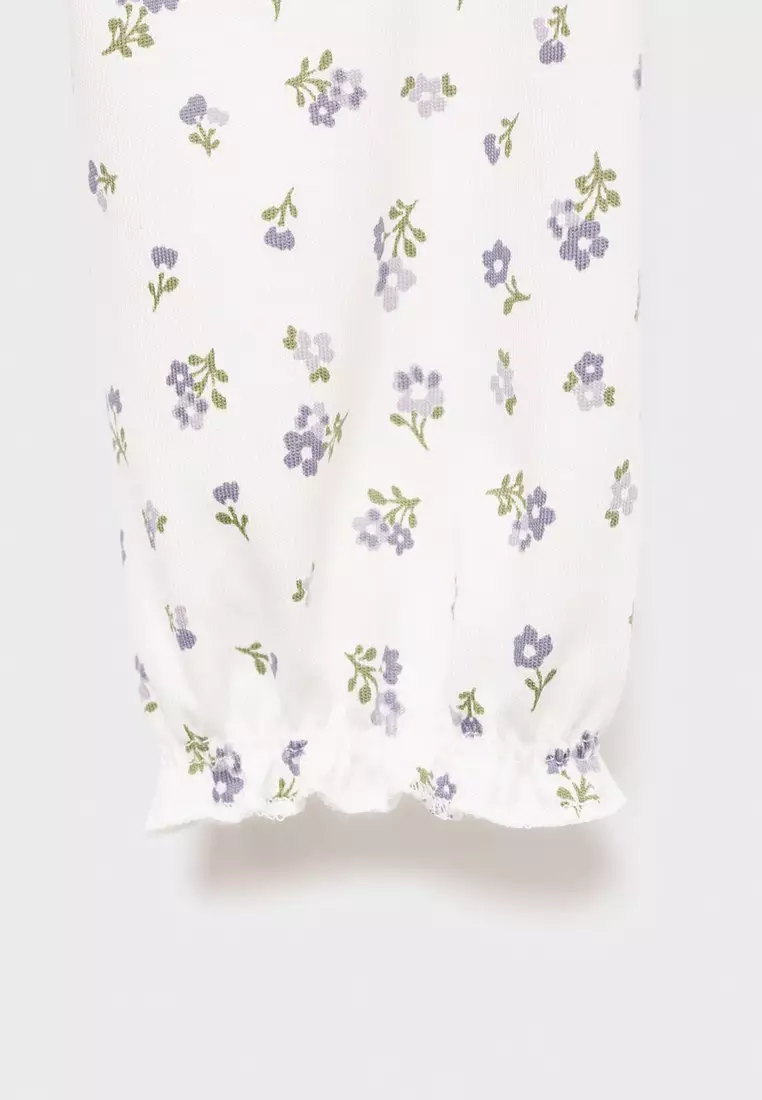 Floral Cotton Top