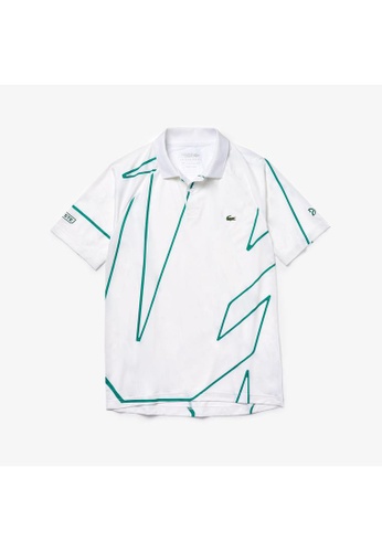 Buy Lacoste Lacoste Men S Lacoste Sport X Novak Djokovic Printed Breathable Polo Shirt Online Zalora Malaysia