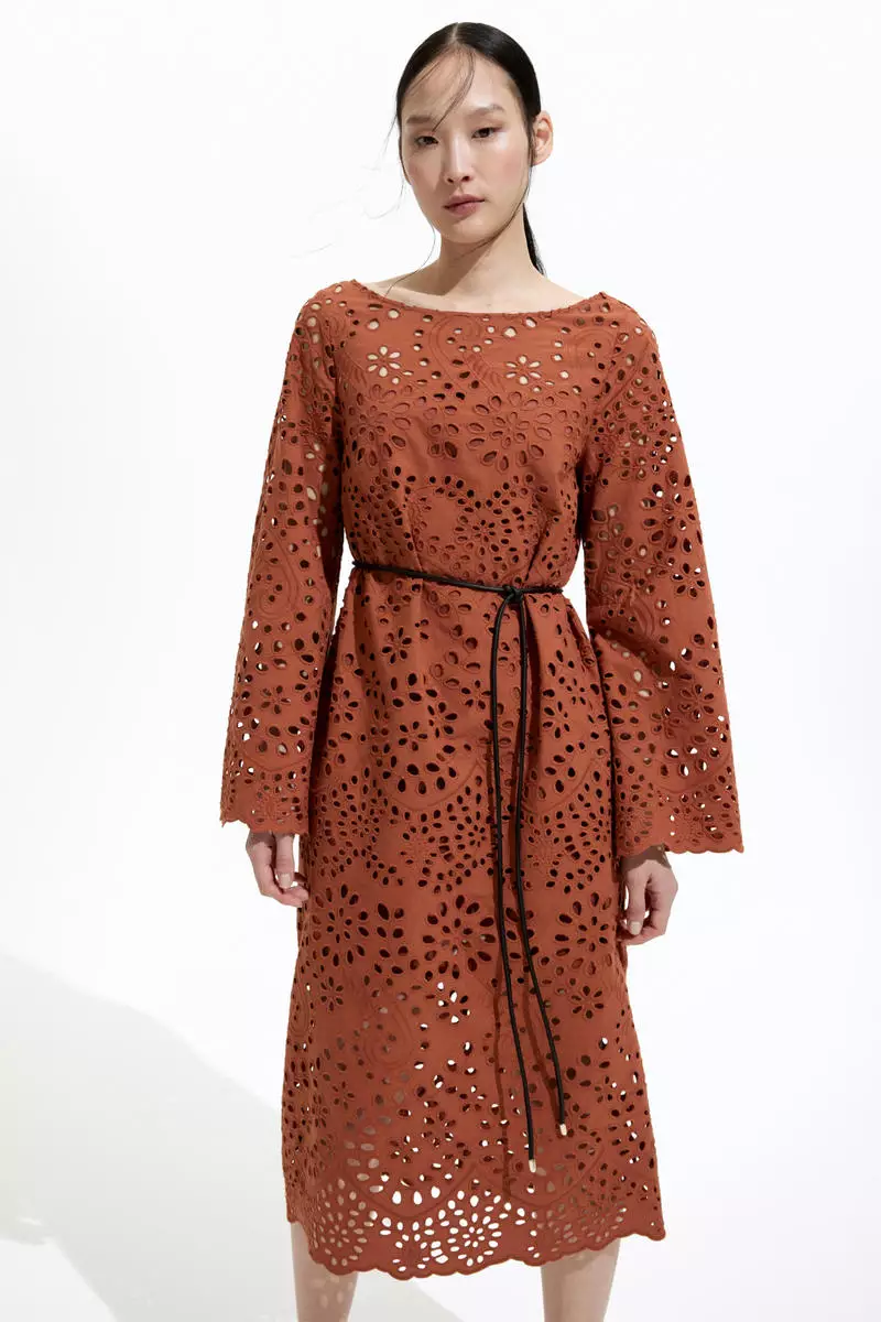 Broderie anglaise dress