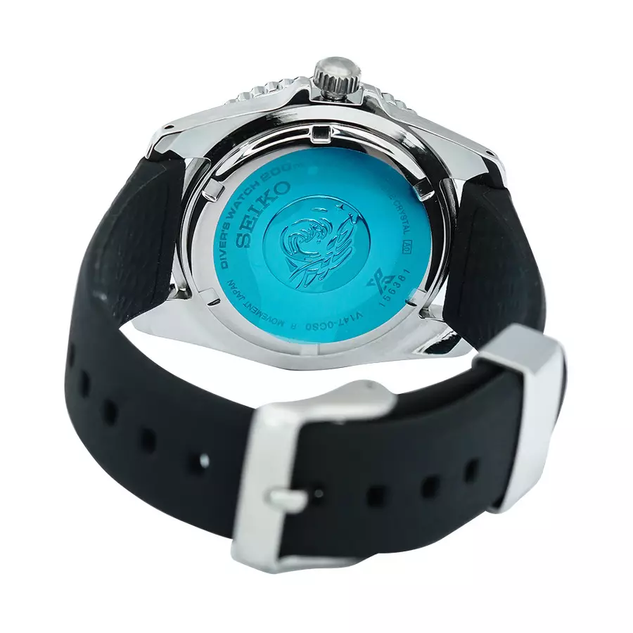 Seiko SNE573P1 Silver Karet Hitam Cowok